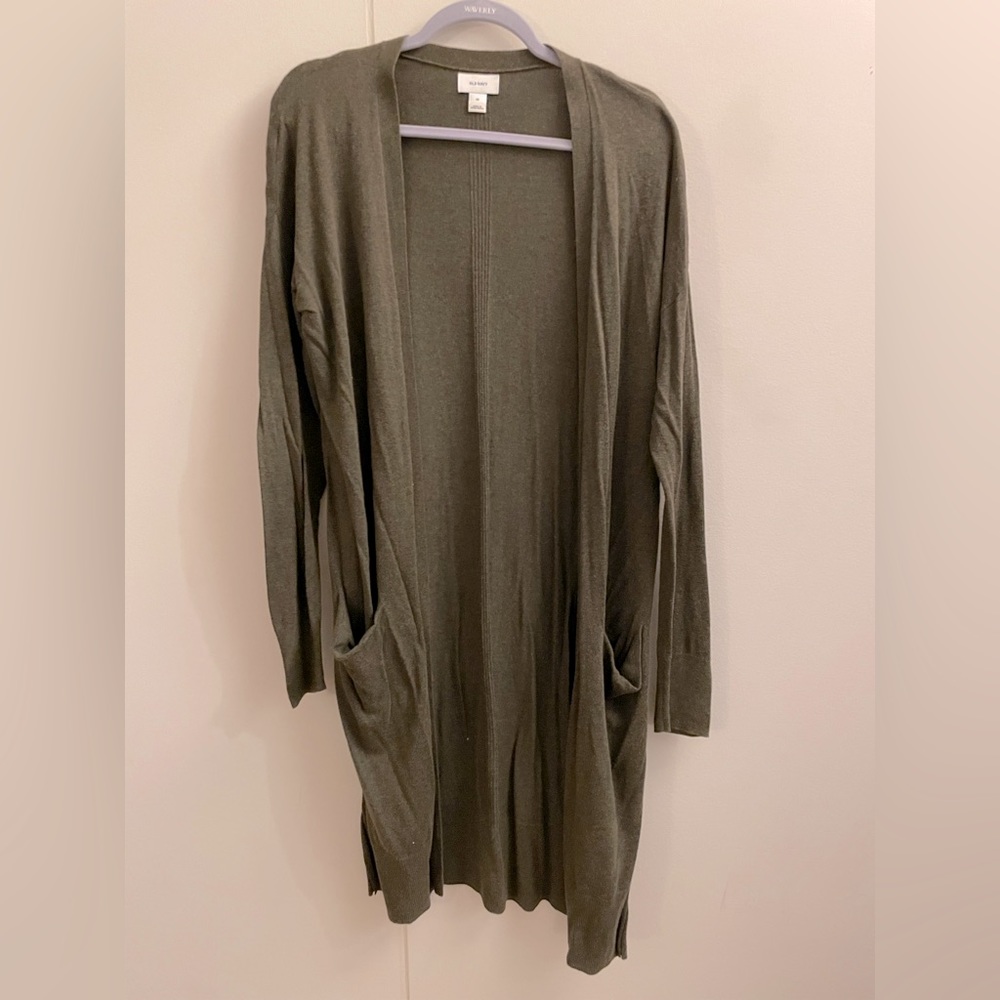 Old Navy Open Front Tunic Cardigan, size medium